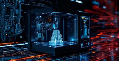 Impresora 3D futurista