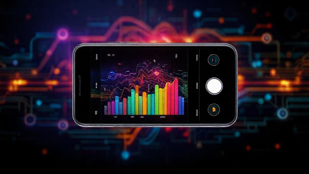 Una interfaz tecnológica moderna y vibrante