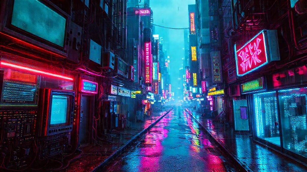 Ciudad cyberpunk