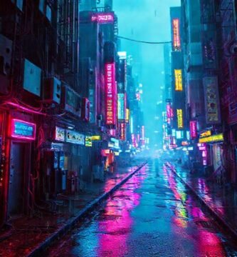 Ciudad cyberpunk