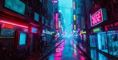 Ciudad cyberpunk