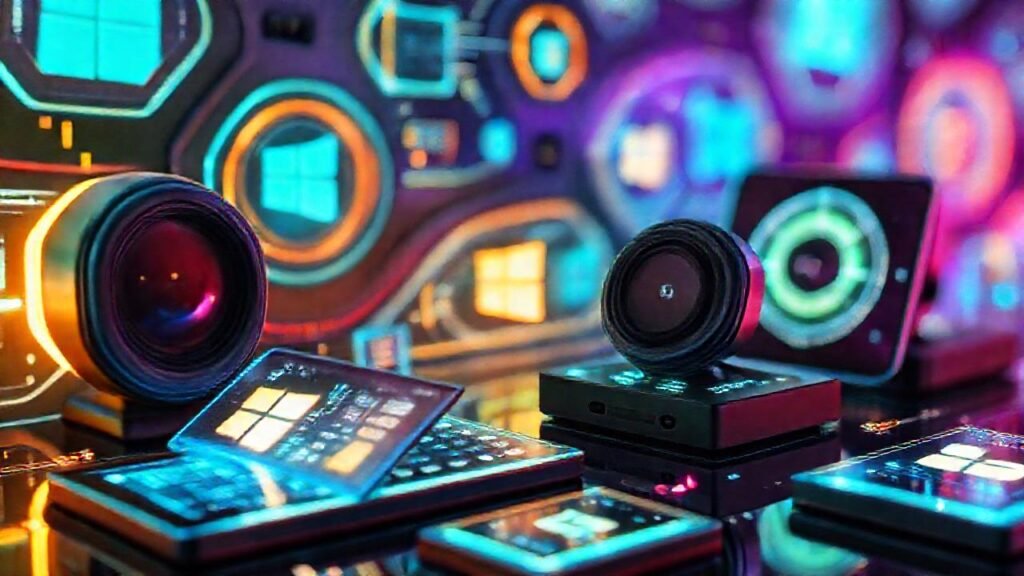 Tecnología futurista y diseño digital brillante