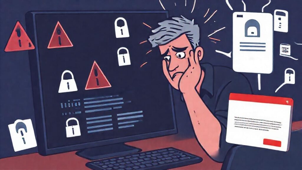 Brecha de seguridad: caos digital y frustración