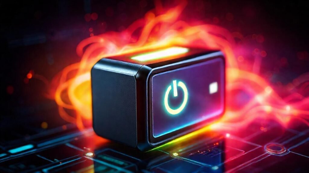 Un PC compacto emite energía futurista