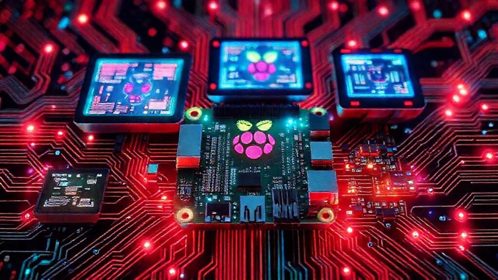 Pi digital: interfaces vibrantes y futuristas