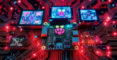 Pi digital: interfaces vibrantes y futuristas