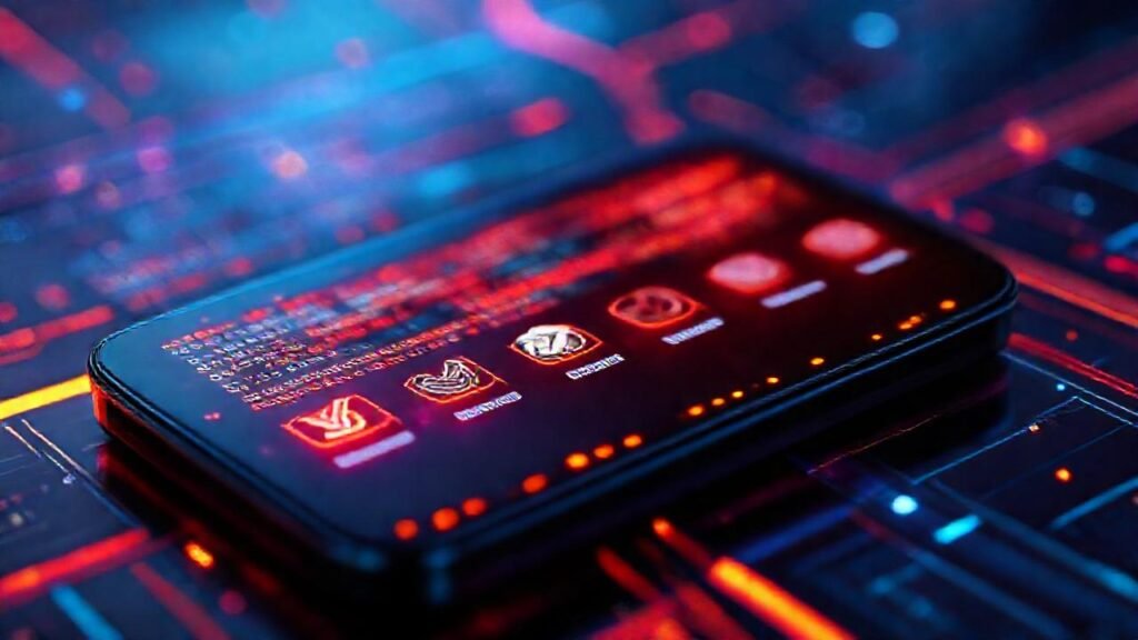 Interfaz futurista digital