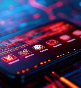 Interfaz futurista digital