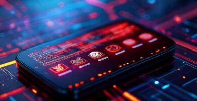 Interfaz futurista digital