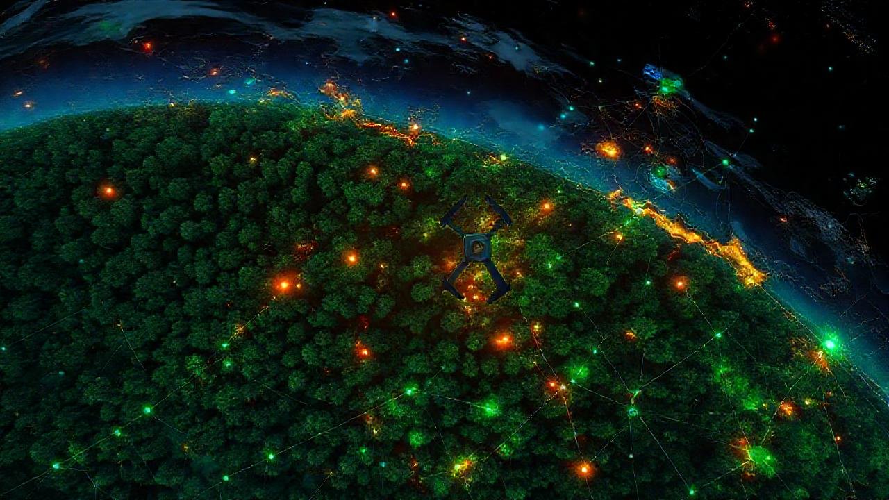 IA analiza bosques exuberantes con datos