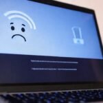La laptop muestra un error frustrante