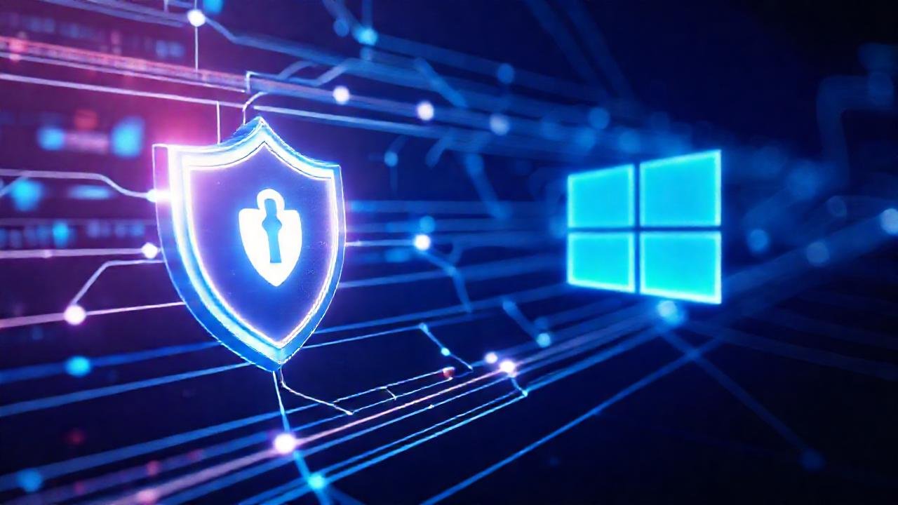 Protección digital segura y futurista