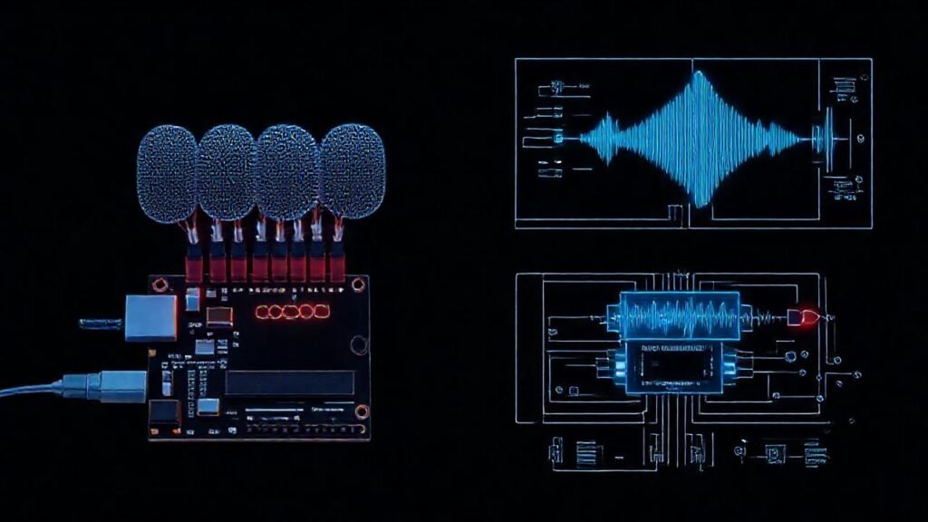 Arduino visualiza ondas de voz futuristas