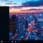 Windows 10: interfaz digital futurista y limpia